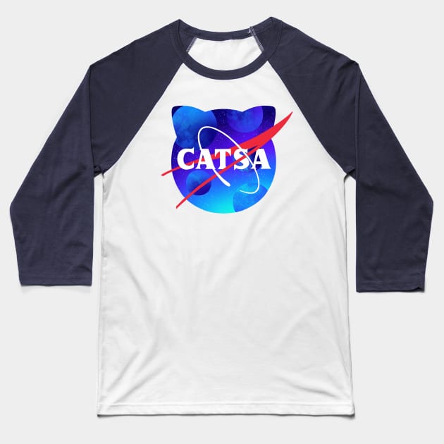 Catsa Baseball T-Shirt by Mashmuh